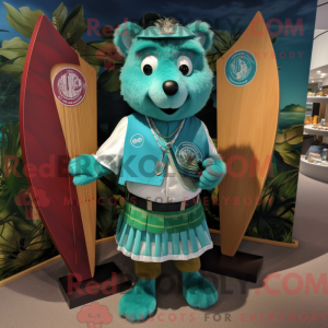 Turquoise Keltische harp...