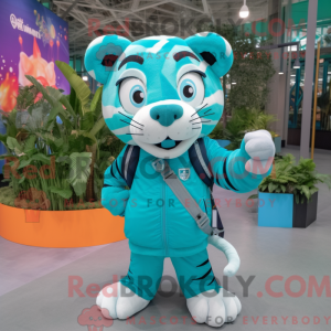 Disfraz de mascota tigre...