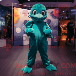 Disfraz de mascota Teal...