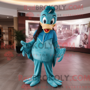 Teal Swan mascottekostuum...
