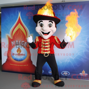 Fire Eater-maskotdraktfigur...
