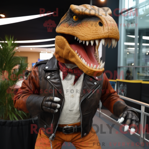 T Rex mascottekostuum...