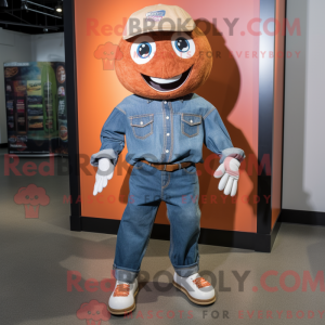 Rust Baseball Ball maskot...