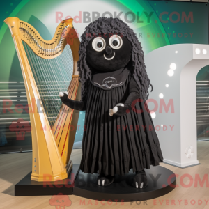 Zwarte Keltische harp...