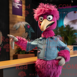 Disfraz de mascota Magenta...