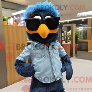 Costume mascotte de paon...