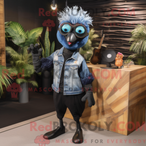 Costume mascotte de paon...
