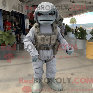 Costume mascotte de Marine...