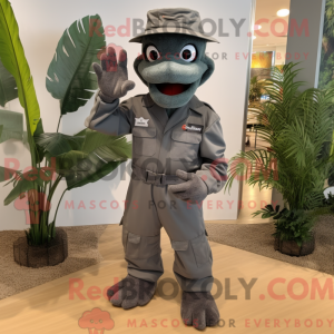 Costume mascotte de Marine...