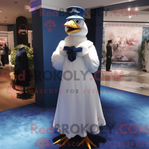 Blue Gull mascot costume...