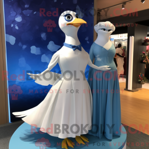 Maskottchenkostüm Blue Gull...