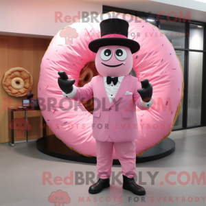Pink Bagels mascottekostuum...