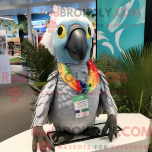 Silver Parrot mascot...
