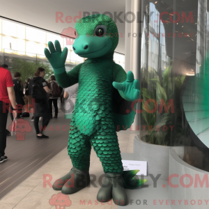 Disfraz de mascota pangolín...