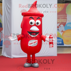 Srebrna butelka ketchupu...