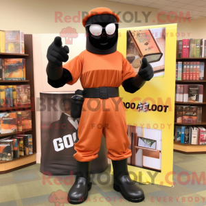 Rust Gi Joe mascot costume...