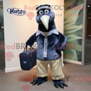 Máscara Navy Kiwi com capuz...