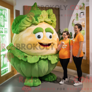 Peach Cabbage mascot...