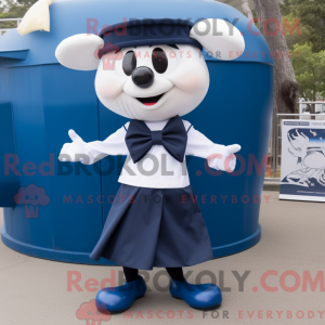 Disfraz de mascota Navy...