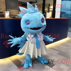 Disfraz de mascota Sky Blue...
