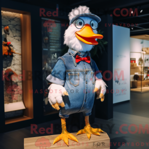 Muskuseend-mascottekostuum...