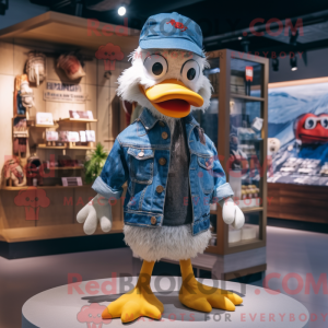 Muskuseend-mascottekostuum...