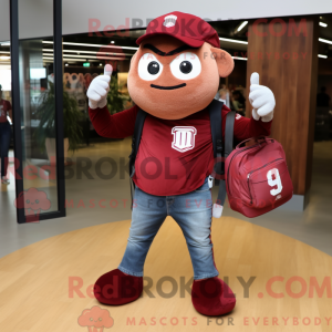 Personaggio mascotte Maroon...