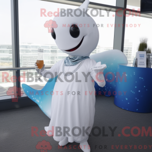 White Whale maskot kostume...