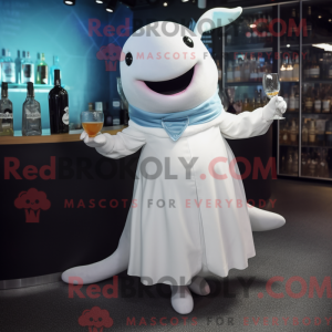 White Whale maskot kostume...