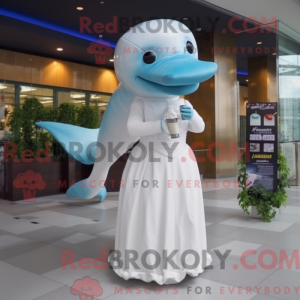 White Whale maskot kostume...