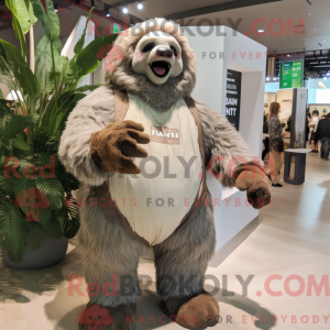 Giant Sloth mascot costume...