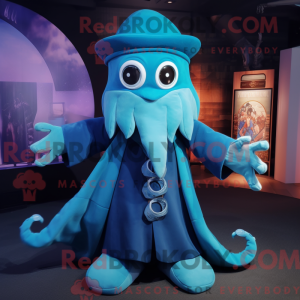 Costume mascotte de Kraken...