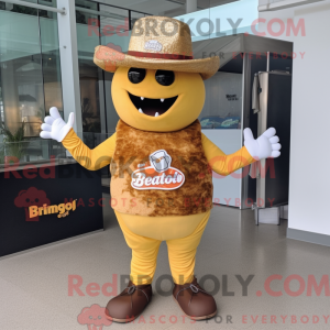 Gold Bbq Ribs mascot...