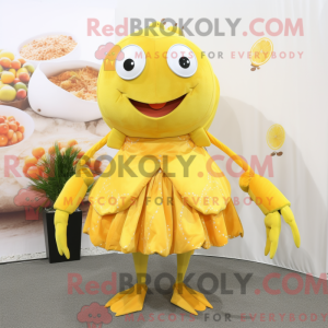 Disfraz de mascota cangrejo...
