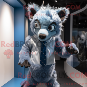 Blaue Hyäne Maskottchen...