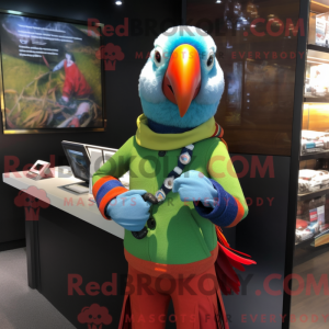 Disfraz de mascota loro...