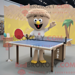 Beżowy bordtennisbord...