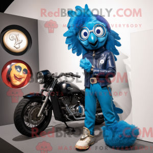 Figura de máscara de pavão...