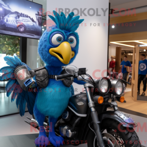 Costume mascotte de paon...