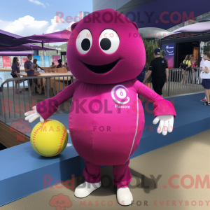 Magenta Petanque Ball...