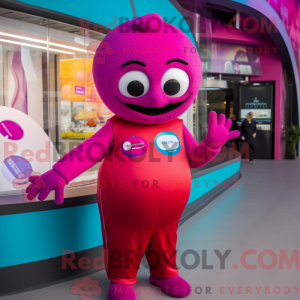Disfraz de mascota Magenta...