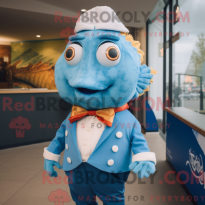 Postava maskota Sky Blue...