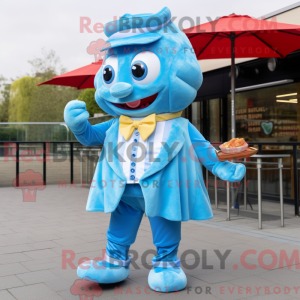 Postava maskota Sky Blue...