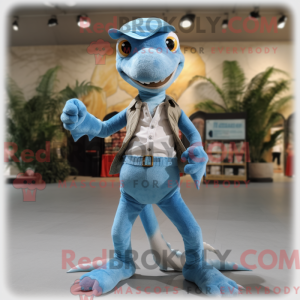 Postava maskota Sky Blue...