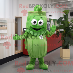 Celery mascot costume...