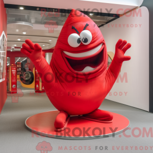 Red Contortionist maskot...