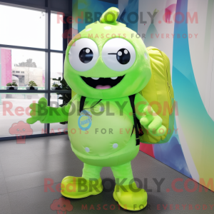 Lime Green Ice mascot...