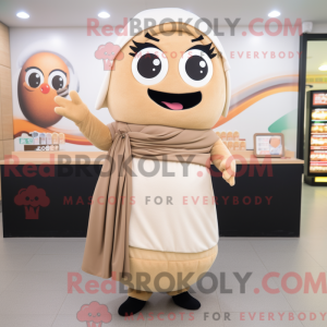 Tan Sushi mascottekostuum...