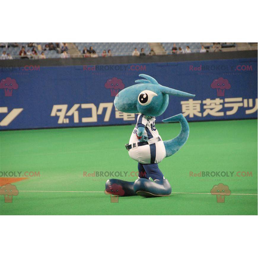 Fantastic creature dinosaur blue dragon mascot - Redbrokoly.com Fantastic creature dinosaur blue dragon mascot - Redbrokoly.com