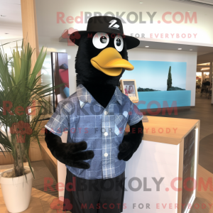 Black Goose maskot kostyme...